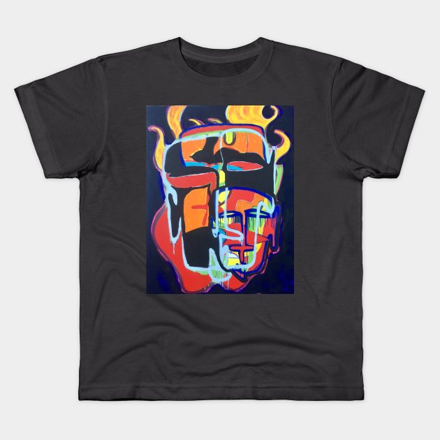 Love, lust, and the scene of a crime by Jon Stucky Kids T-Shirt by Stuckyart